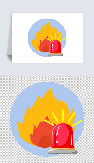 警报器卡通_警报动态图标_警报器动画